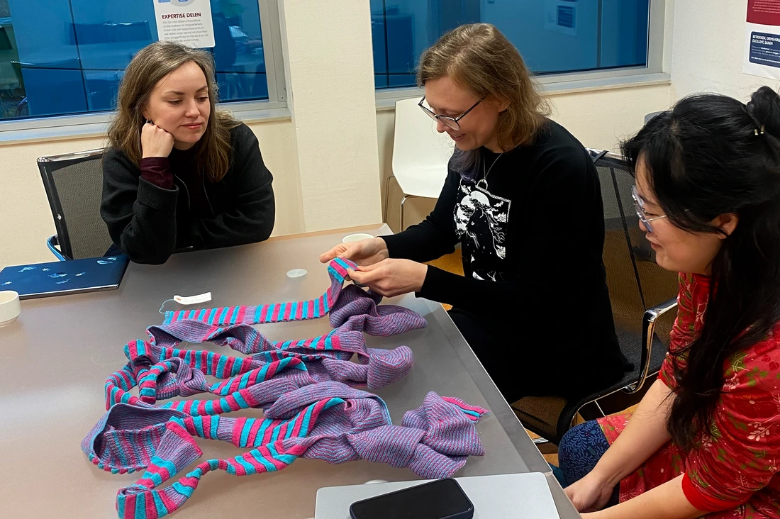 Pei-Ying Lin explores "knitting errors" in DNA transcription in the Artist in Residence programme