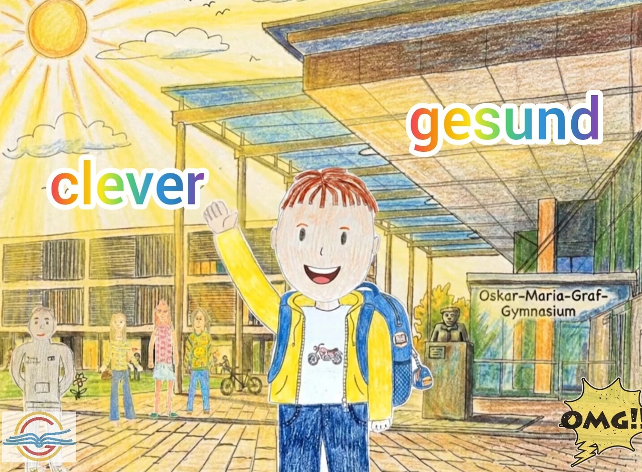 Ein Screenshot des Animationsvideos Mission Cool für den clever.gesund-Schulwettbewerb.