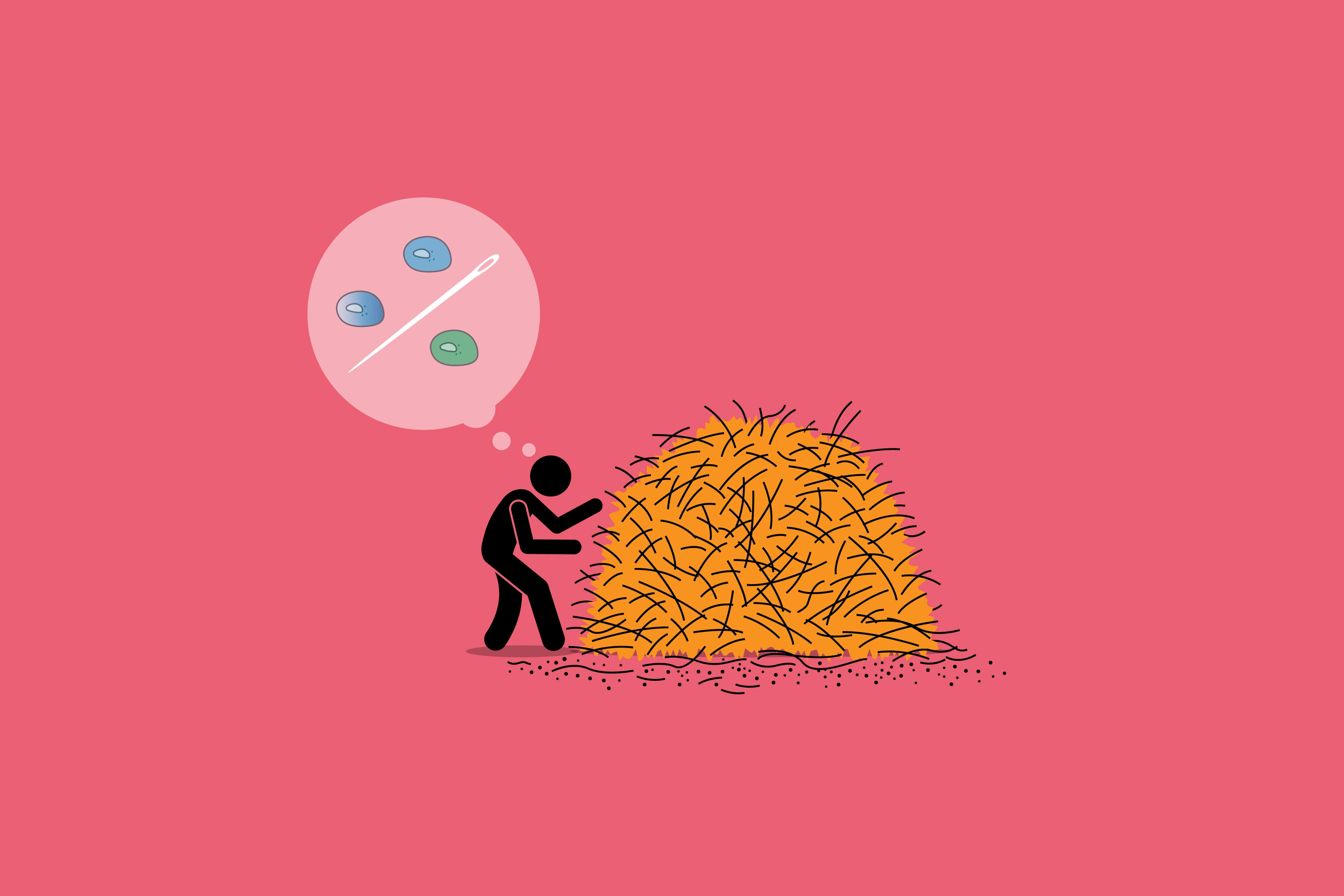 Finding a needle in a haystack variation