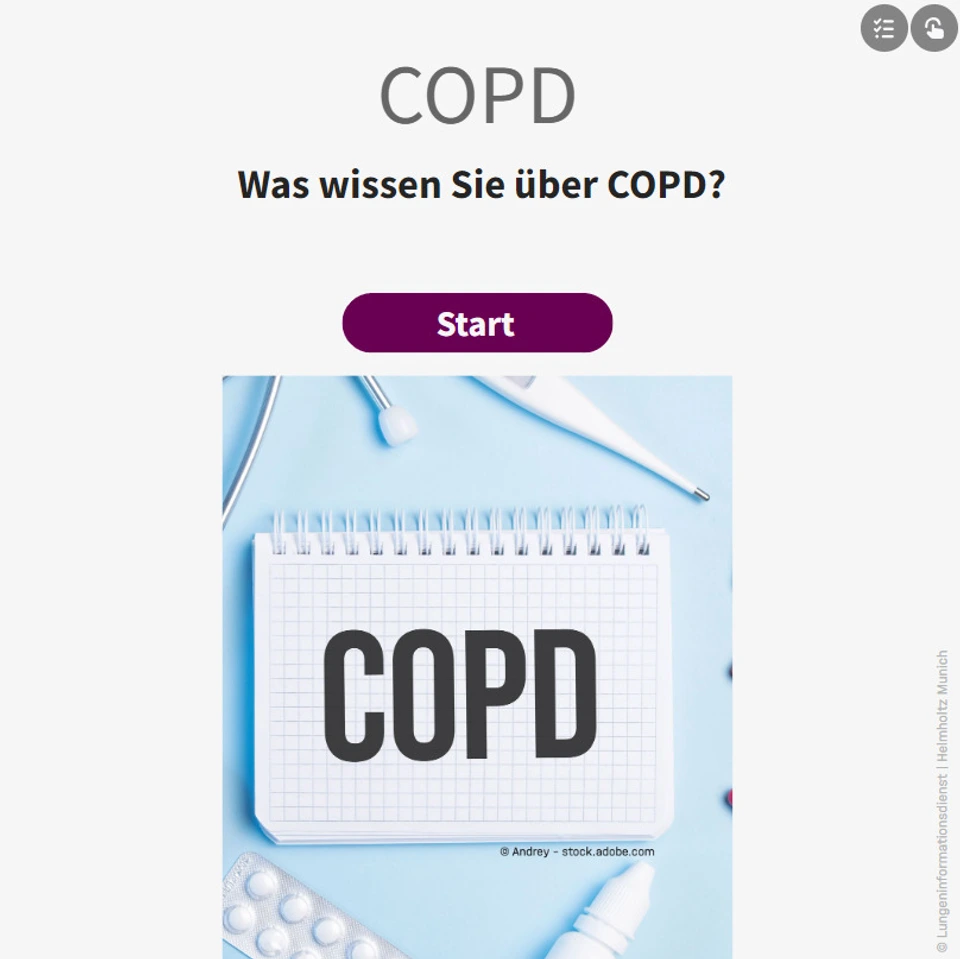 Vorschaubild Quiz COPD