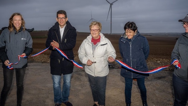 Inauguration du parc éolien de Tout Vent