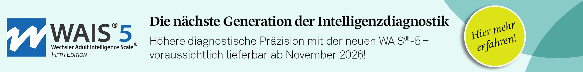 Hinweis auf WAIS-5