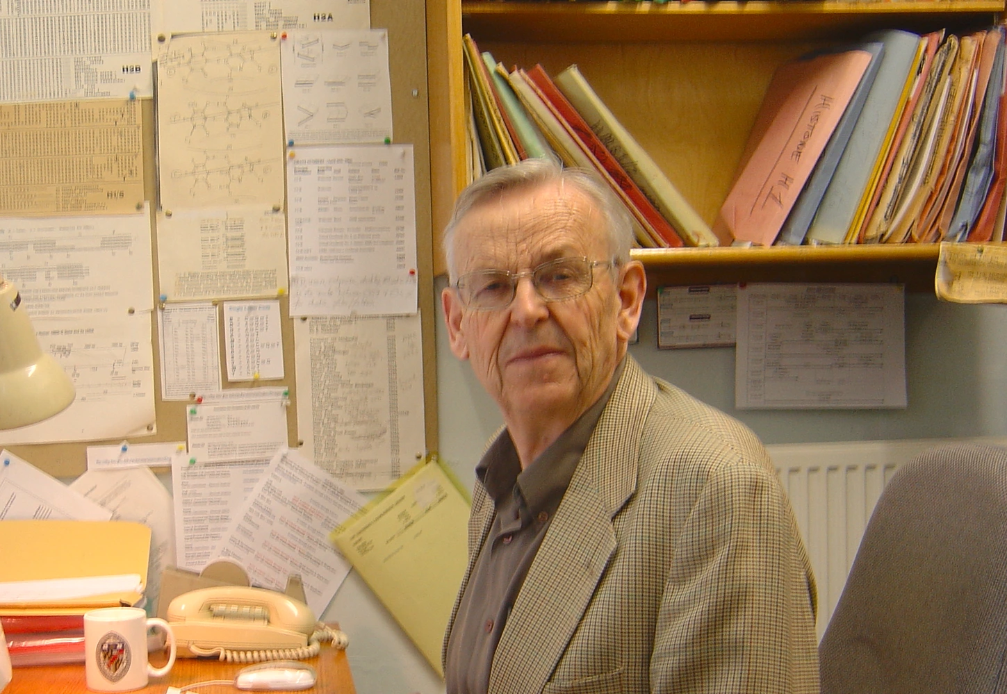 Colyn Crane Robinson in his office 25.11.05