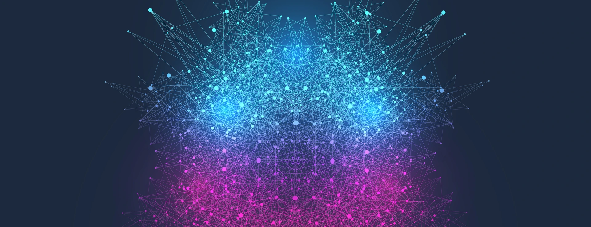 Scientific vector illustration quantum computer technology. Plexus fiction effect. Deep learning artificial intelligence. Big data algorithms visualization. Quantum explosion background.