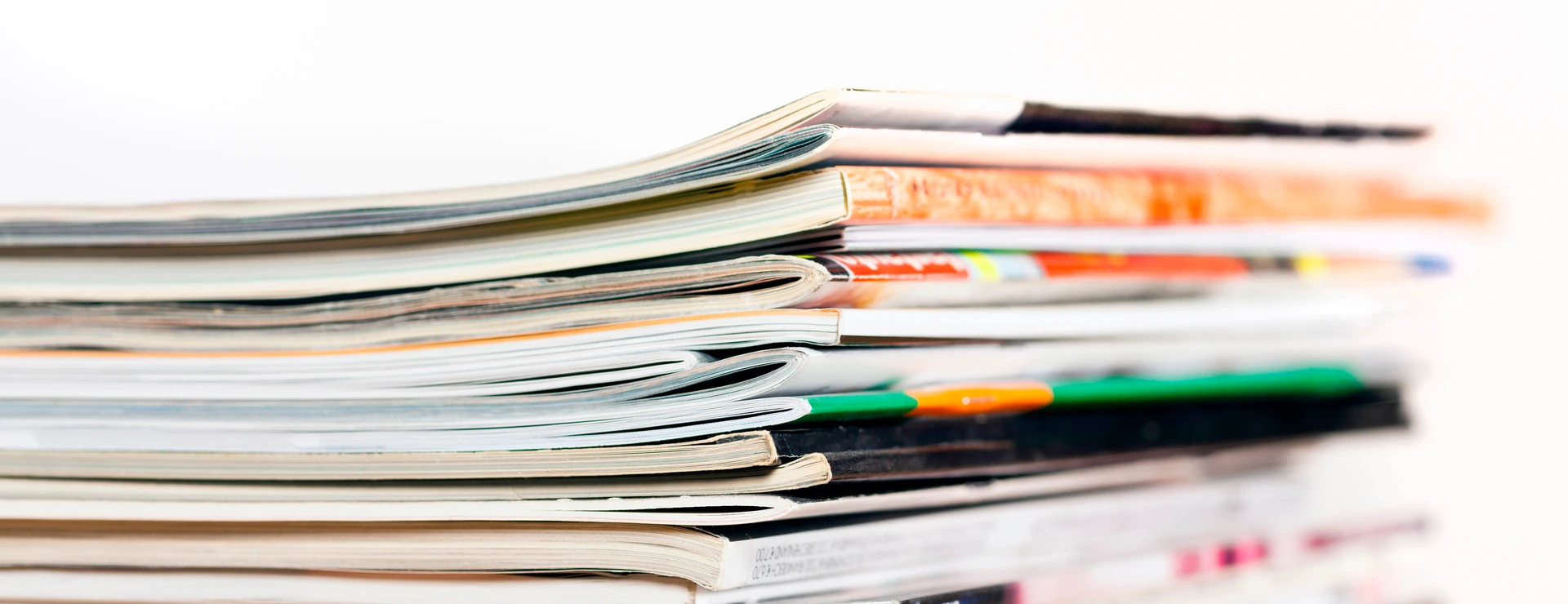 Stapel Zeitschriften