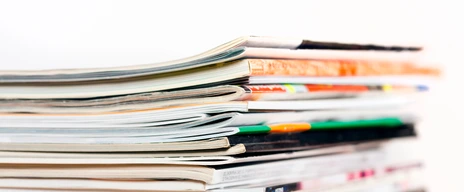 Stapel Zeitschriften