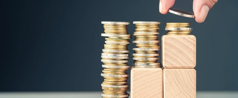 gestapeltes Geld