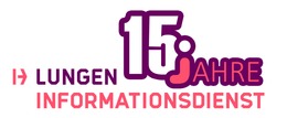 Jubiläumslogo 15 Jahre Lungeninformationsdienst