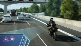 ARAS™ Funktionen - Motorrad - Verkehrszeichenerkennung