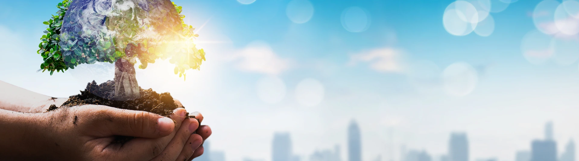 Save world from pollution and particulate matter with diameter of less than 2.5 µm