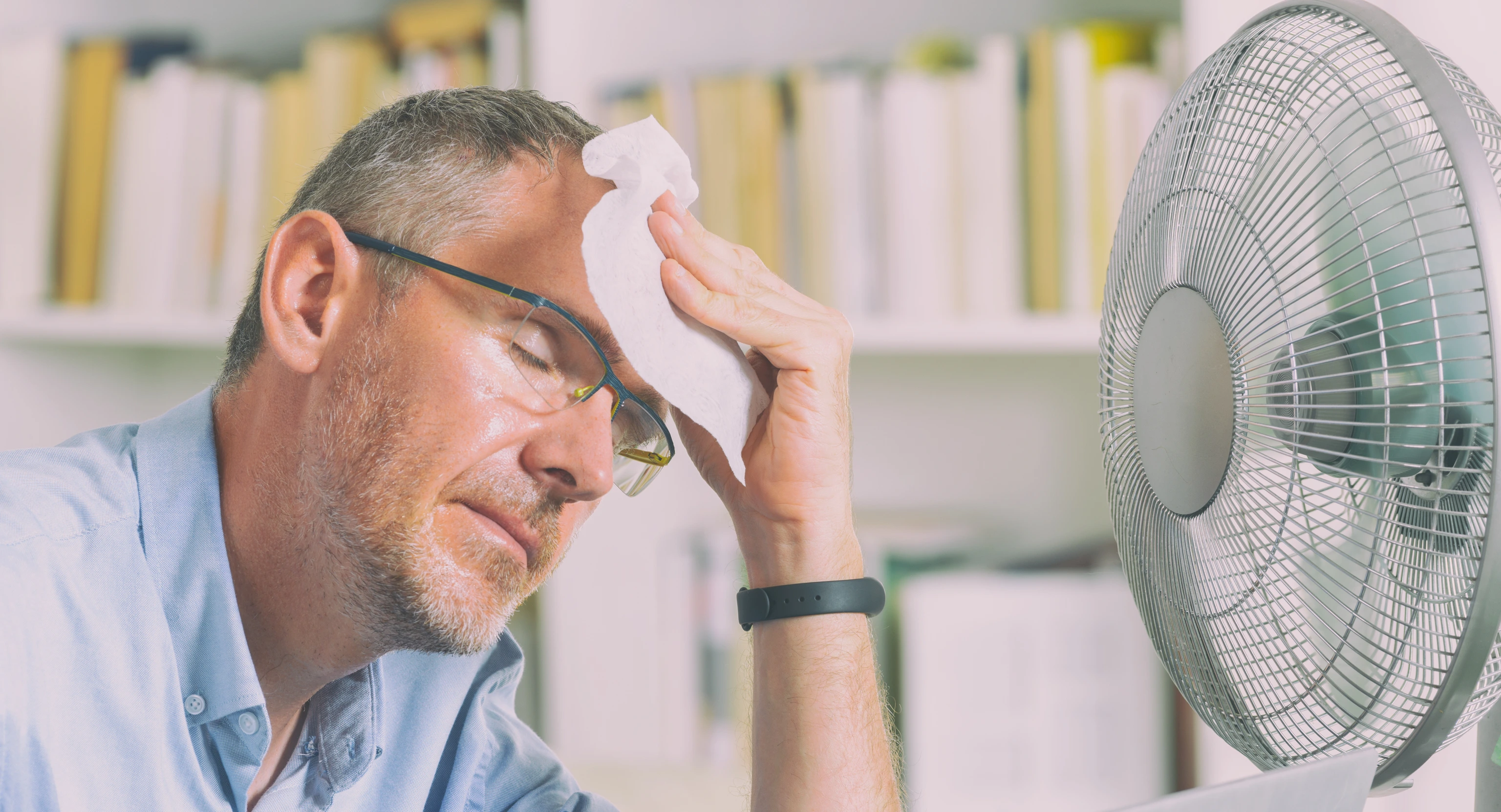 Man suffers from heat