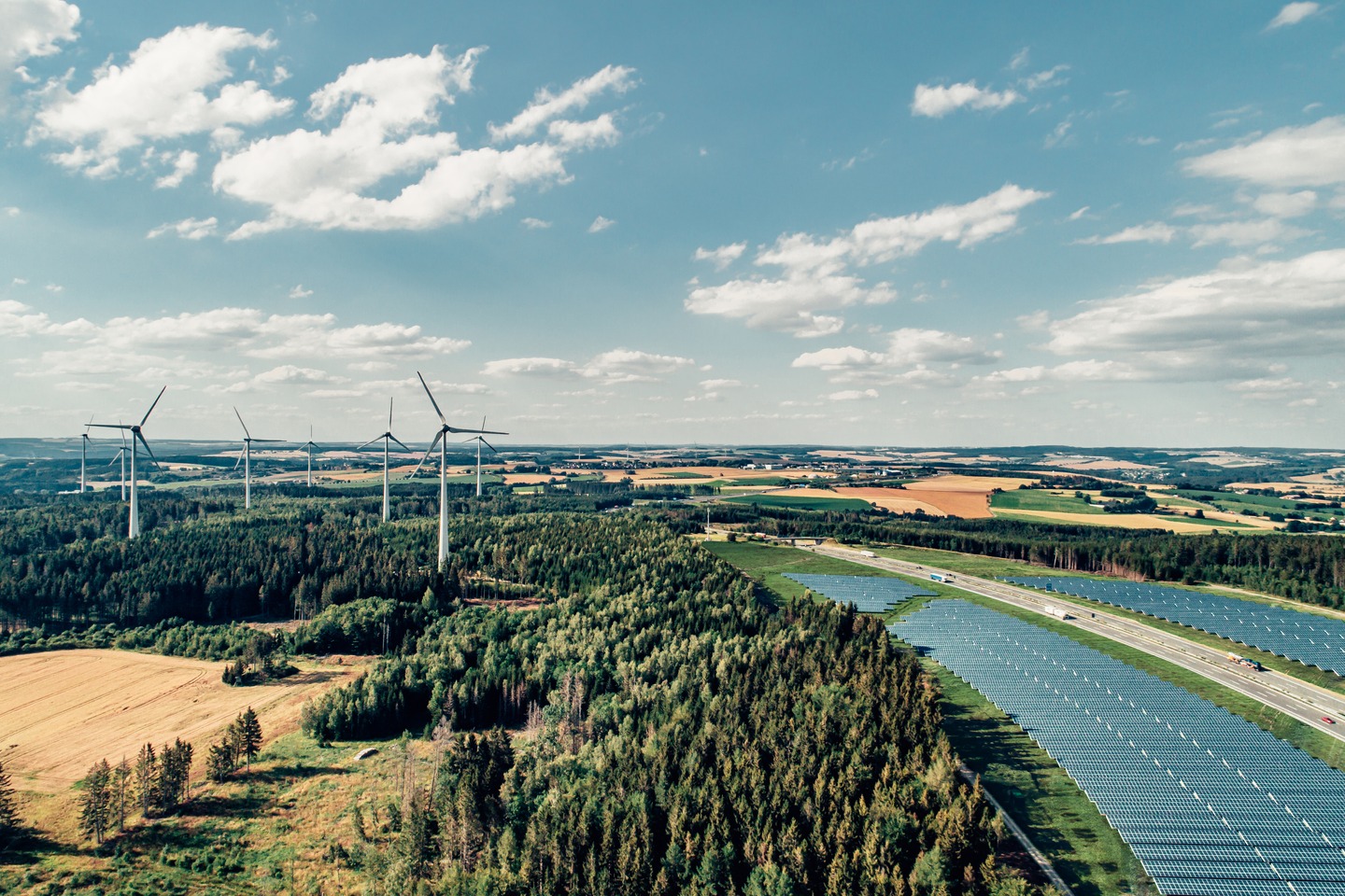 Wind-solar hybrid in Bavaria 