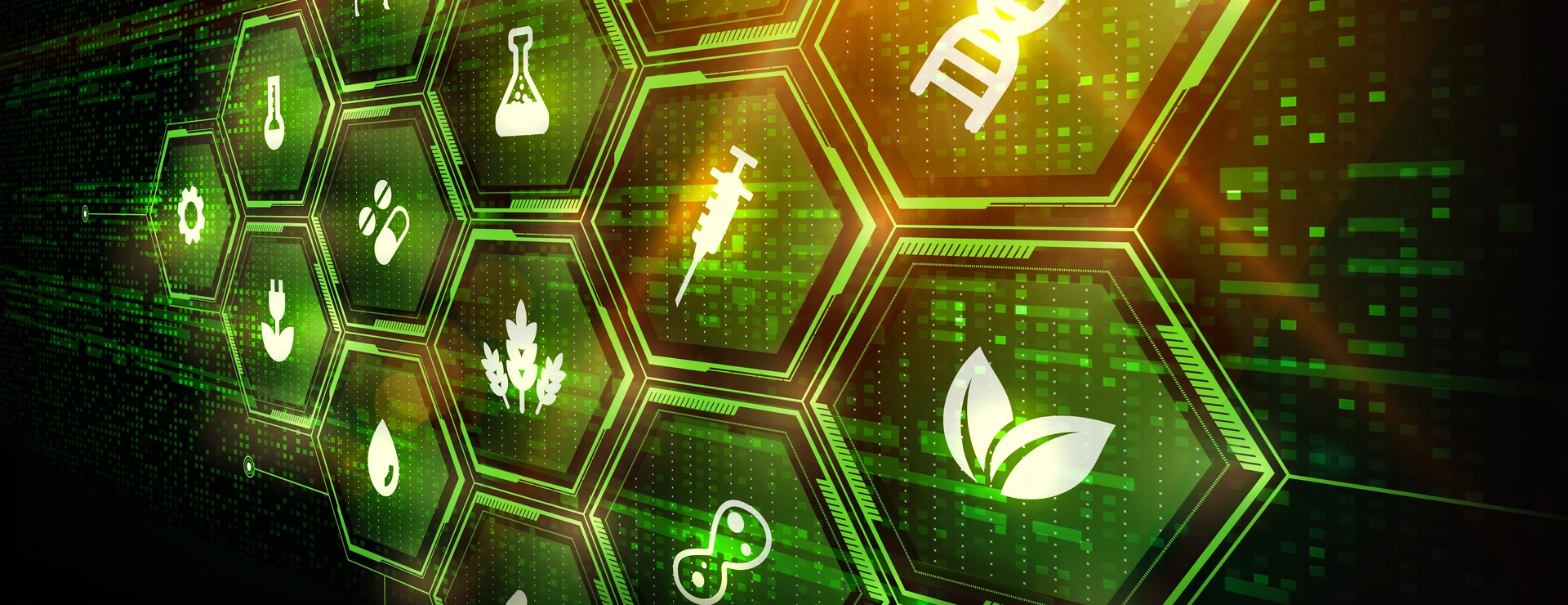 Synthetic Biology Concept - SynBio - Illustration with Biology-related Icons