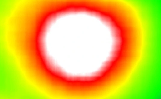 Predicted retinal thickness on funuds image