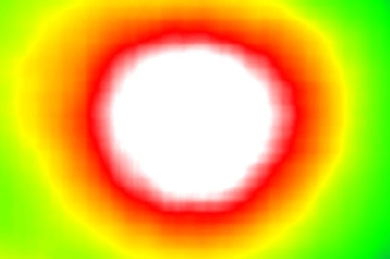 Predicted retinal thickness on funuds image