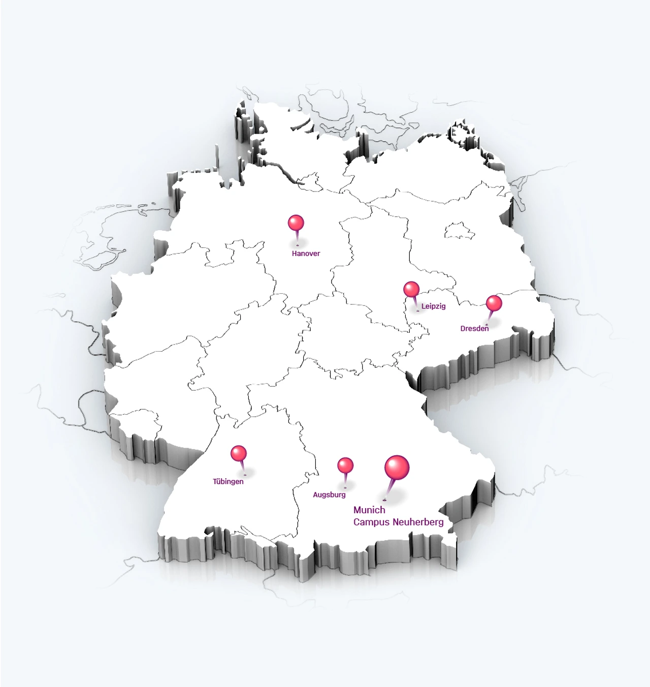 Helmholtz Standorte EN