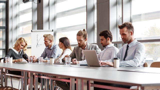 people attending conference