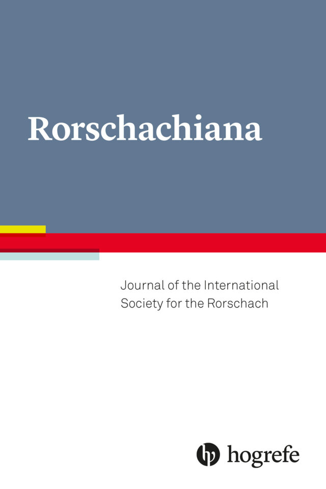 健康+医学 Rorschachiana Rorschachiana - 46/2025 - Journal of the International Society for