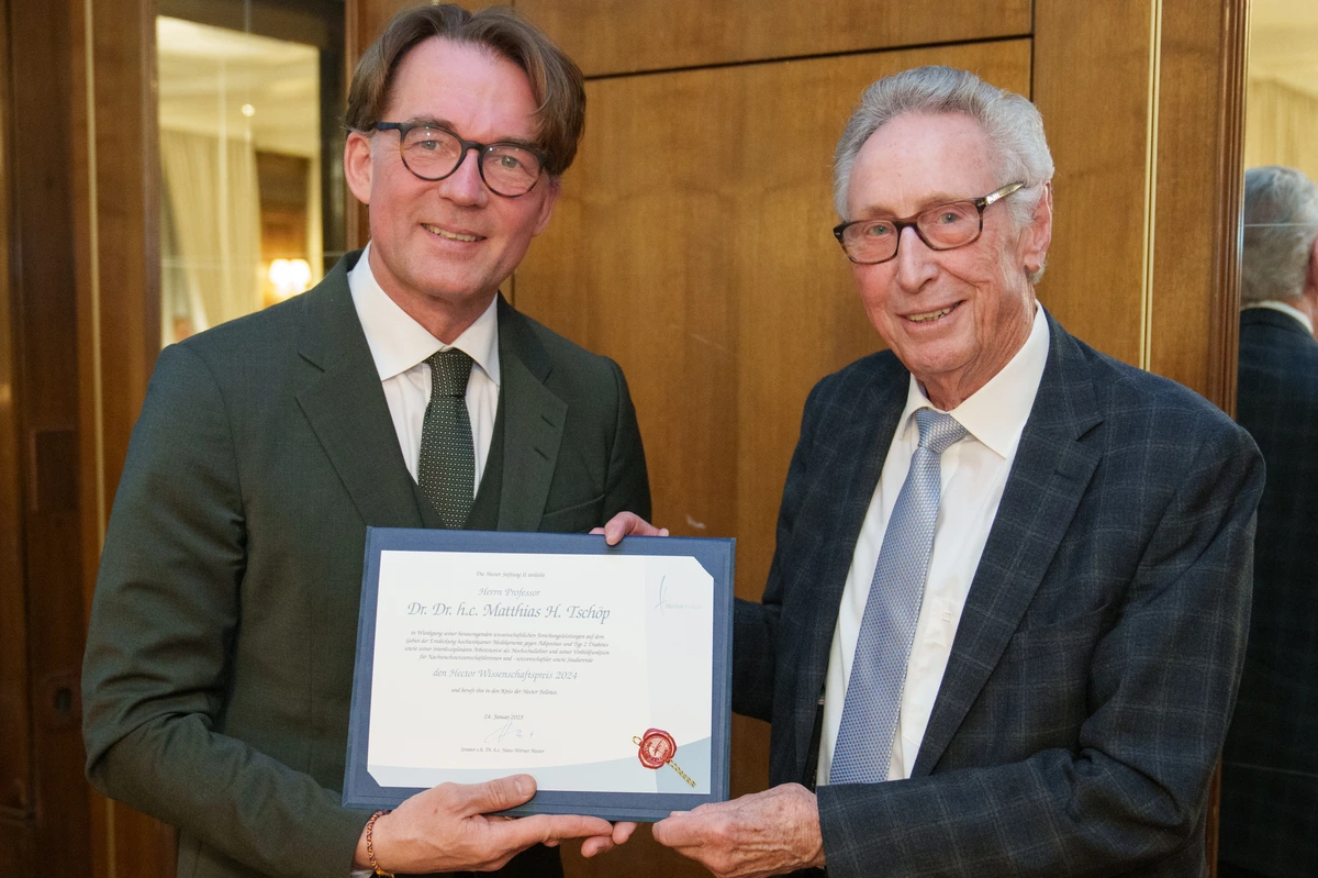 Matthias Tschöp Receives Hector Science Award