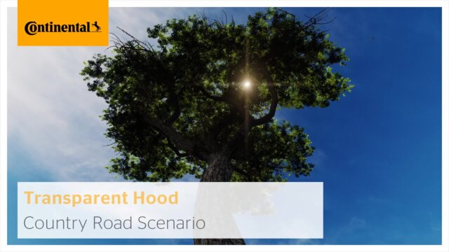 Transparent Hood - Country Road Scenario