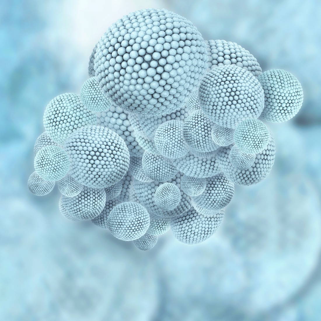 Nanopartikel - 3D Render