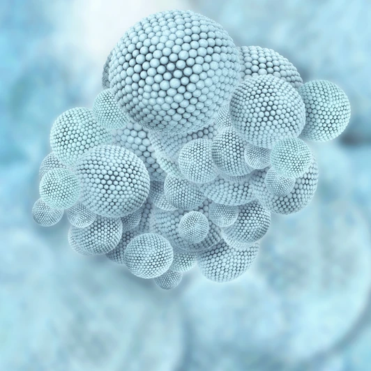Nanopartikel - 3D Render