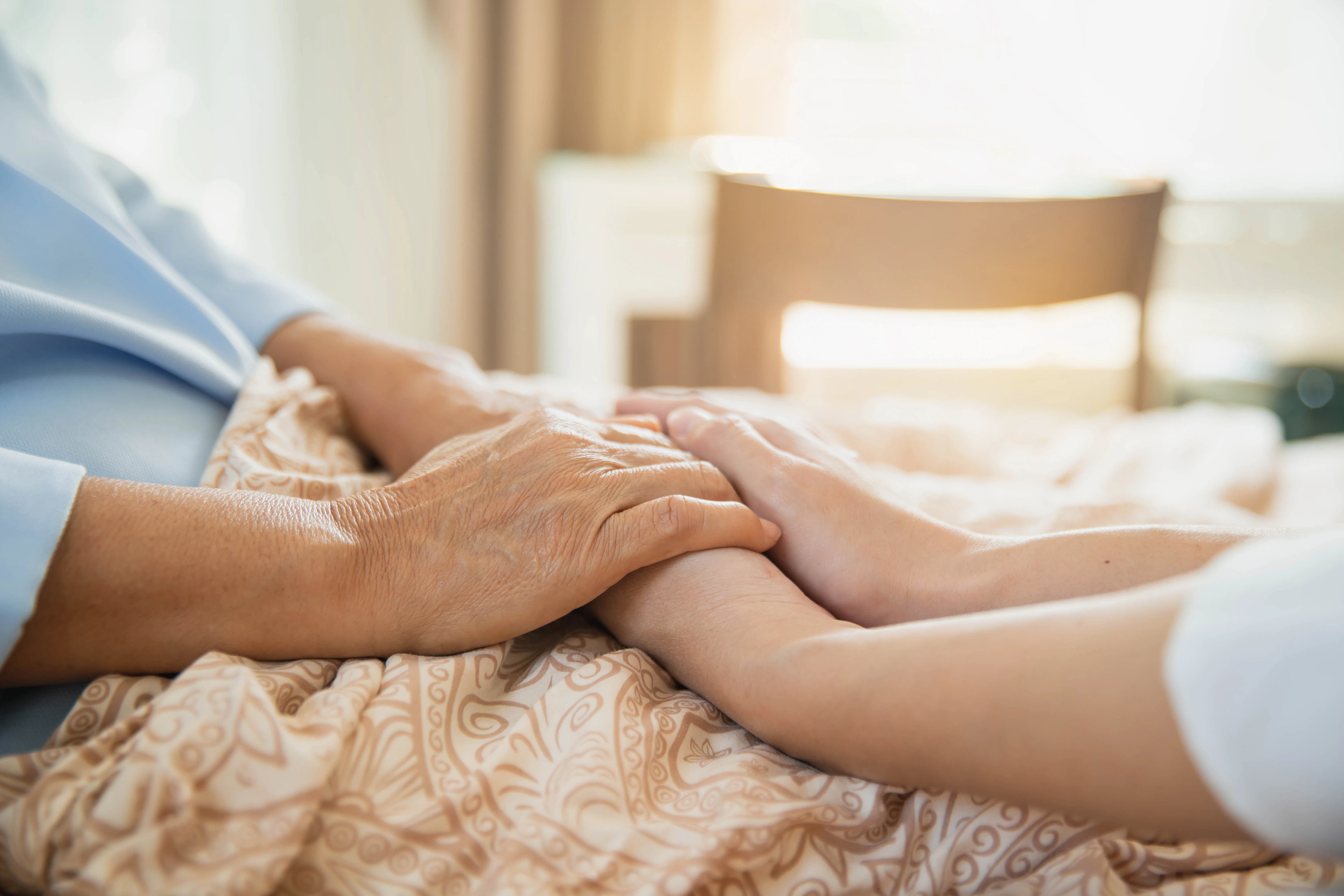 Besuch am Krankenbett