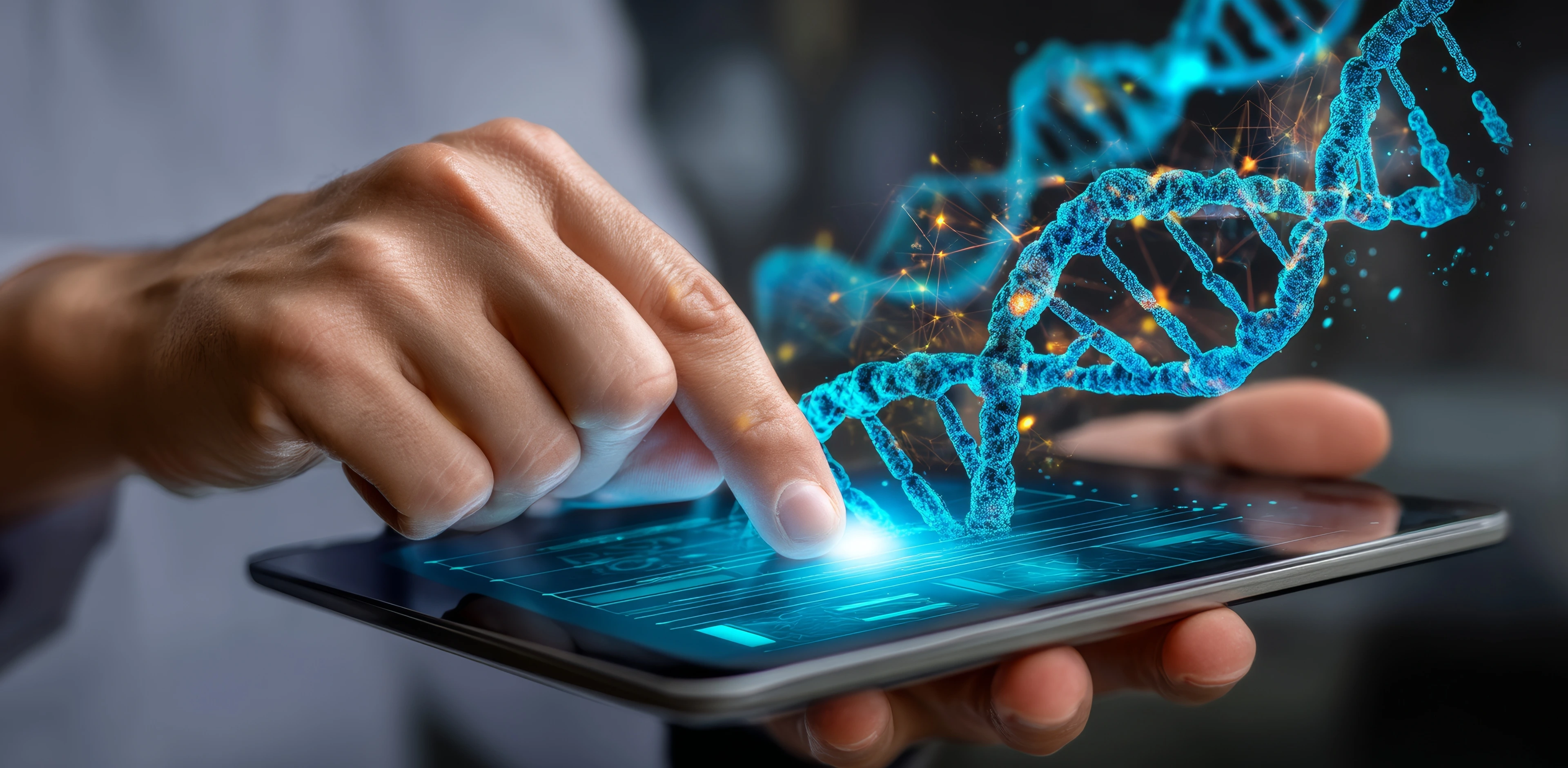 Digital DNA Visualization on Tablet