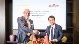 Signing Ceremony Baidu and NIO