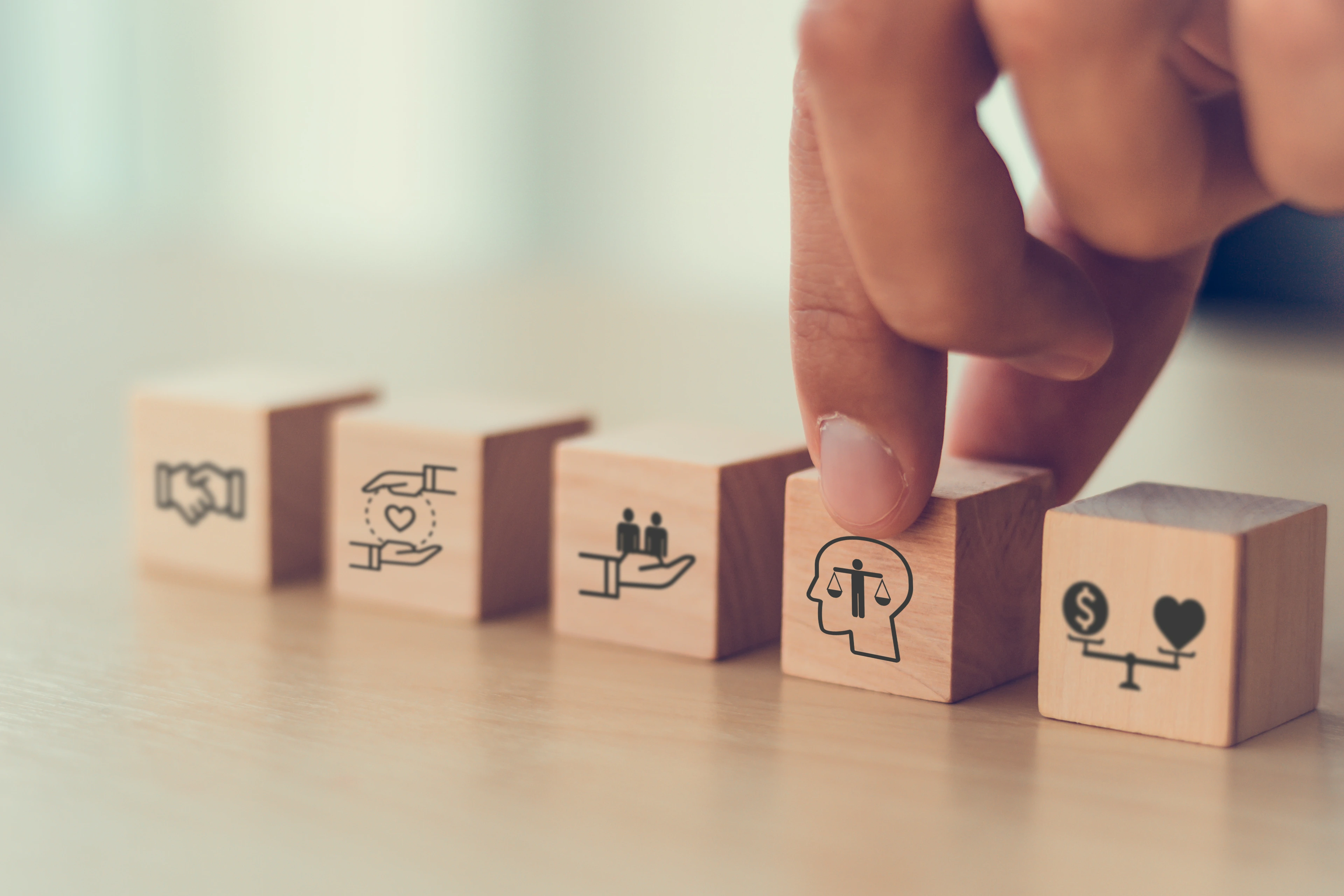 Our Values - concept graphic