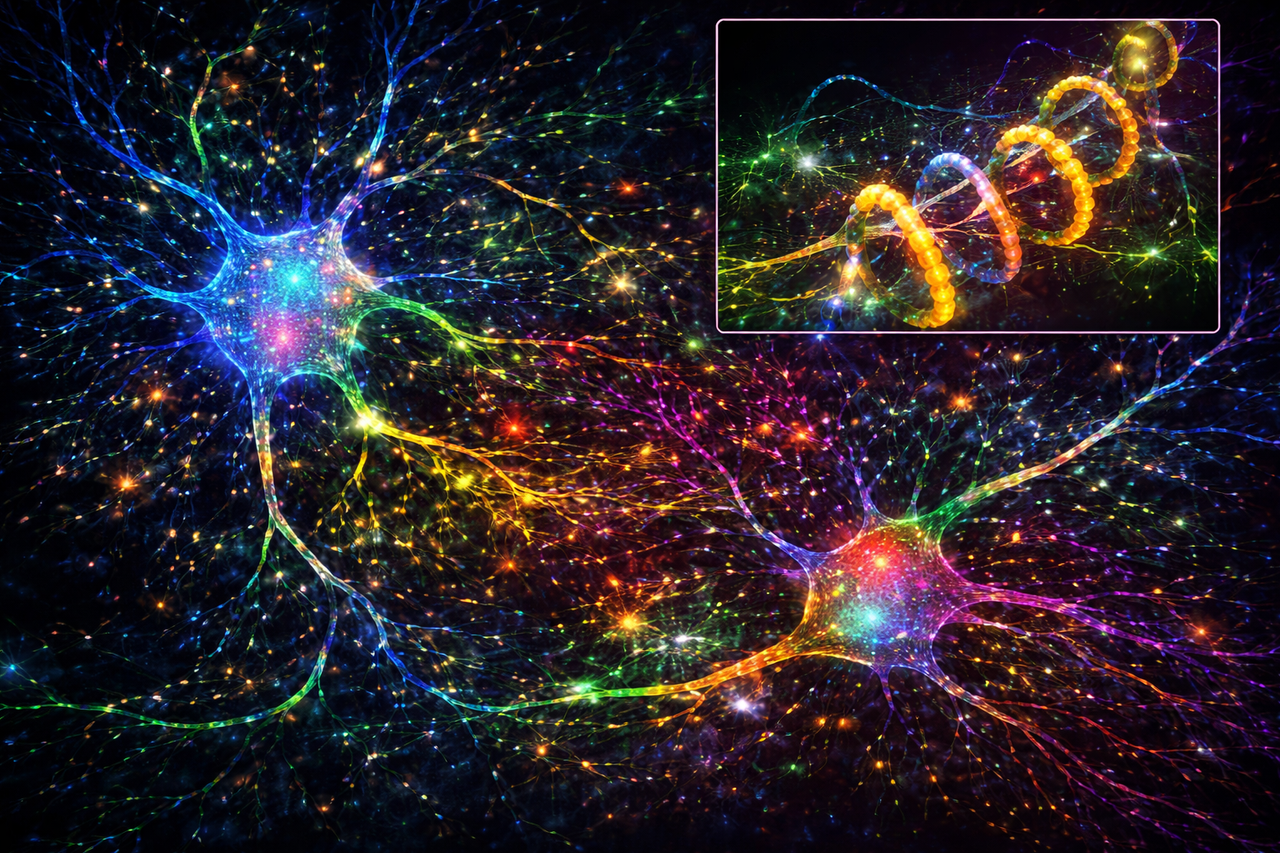 Luminous neurons and epigenetic regulation