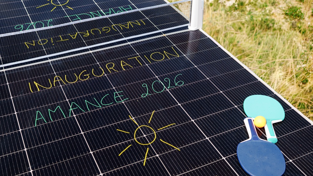 Inauguration du parc solaire d'Amance
