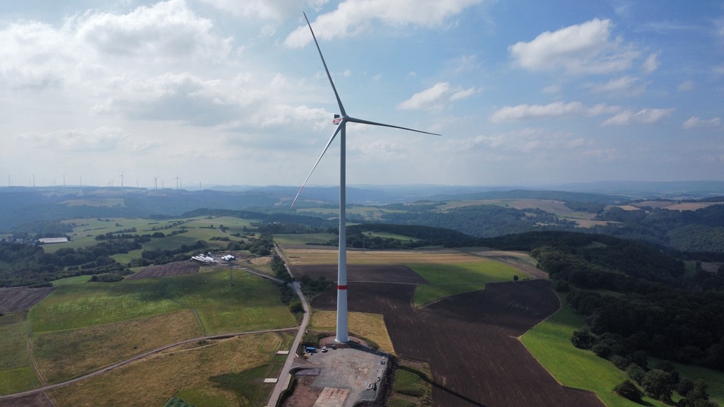 Vollständig errichtete Anlage